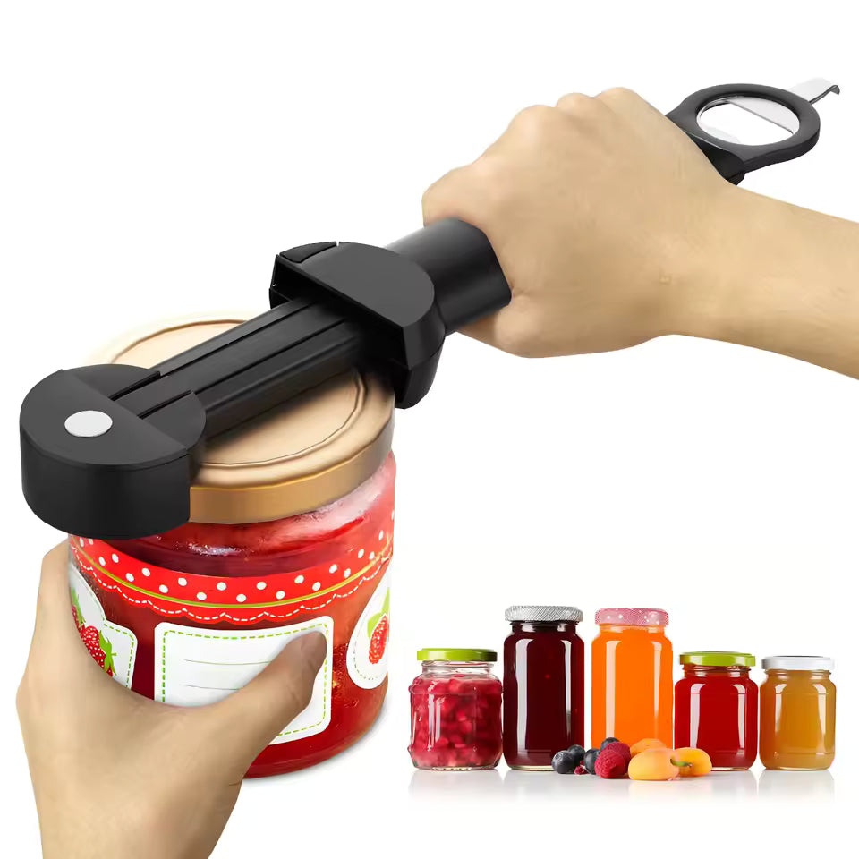 EasyGrip™ Adjustable Jar Opener – Effortless Lid Removal